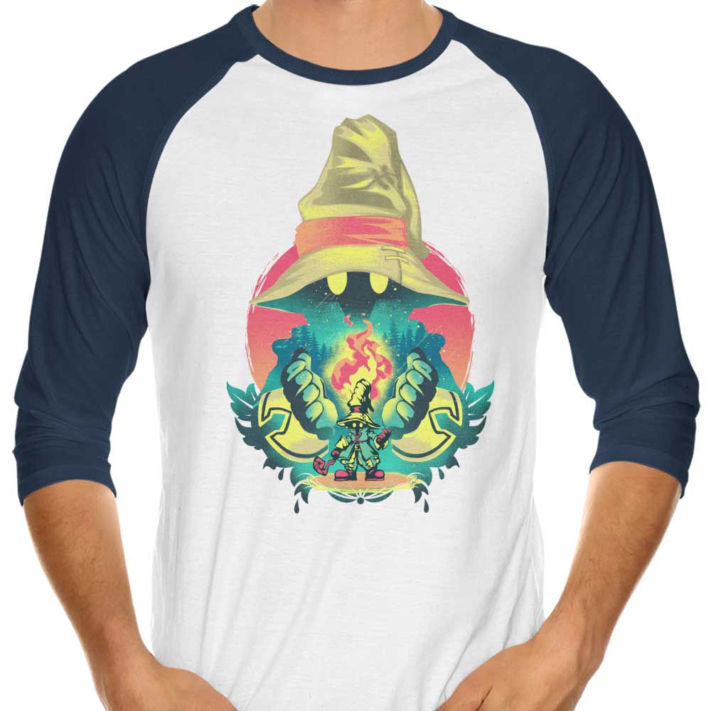 Hypertwenty's Enigmatic Black Magic Legend 3/4 Sleeve Raglan T-Shirt