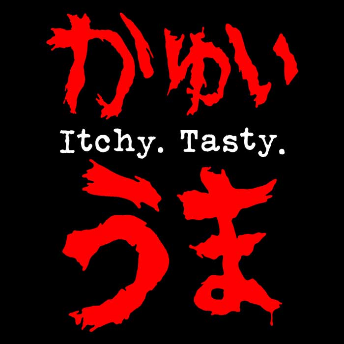 Comfortable Demonigote Long Sleeve 'Itchy. Tasty.' T - Shirt