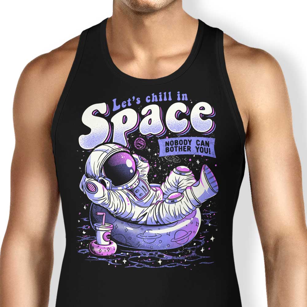 Space-themed Chilling Tank Top for Men and Women