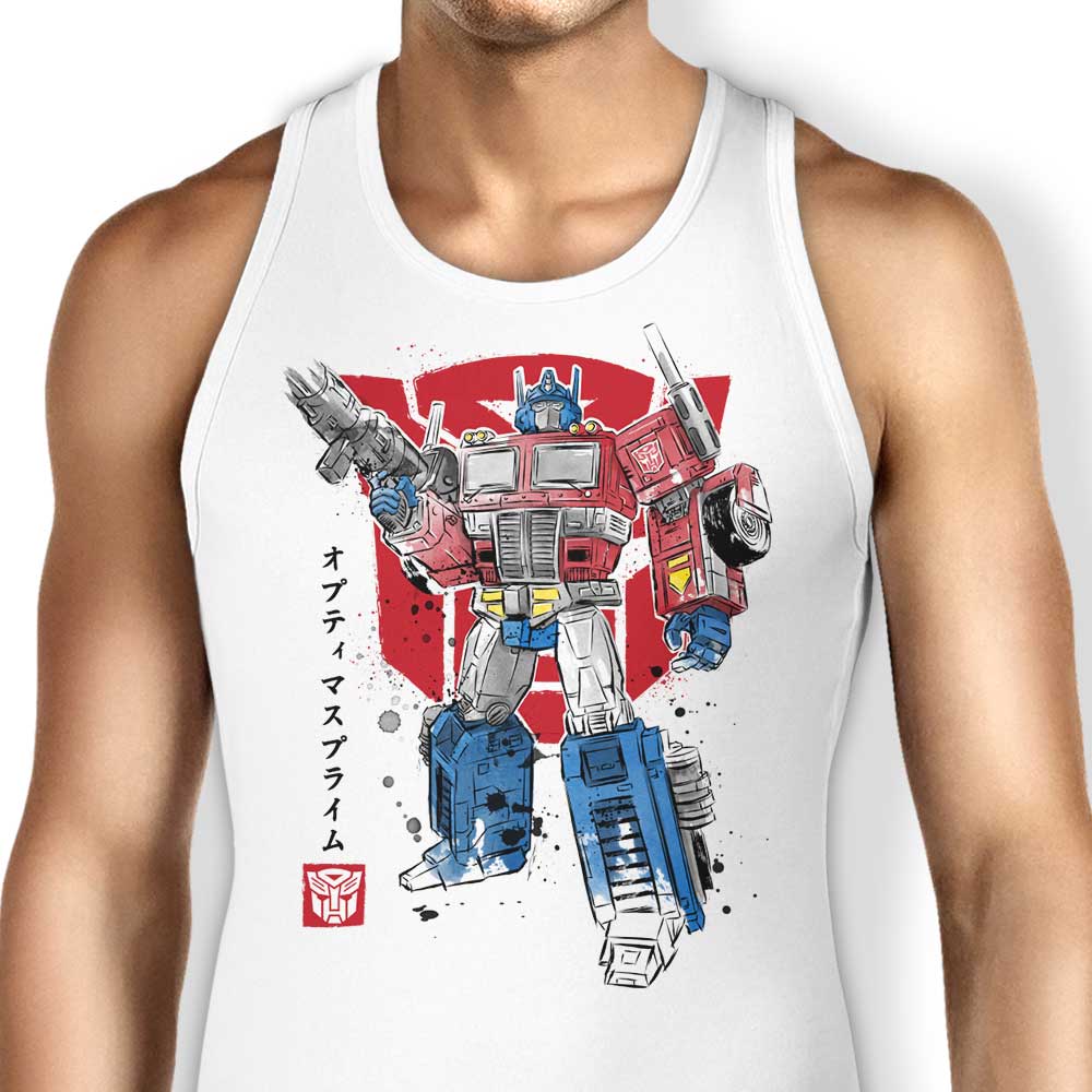 Dr. Monekers' High - Quality Prime Sumi - e Style Tank Top for Fashion Lovers