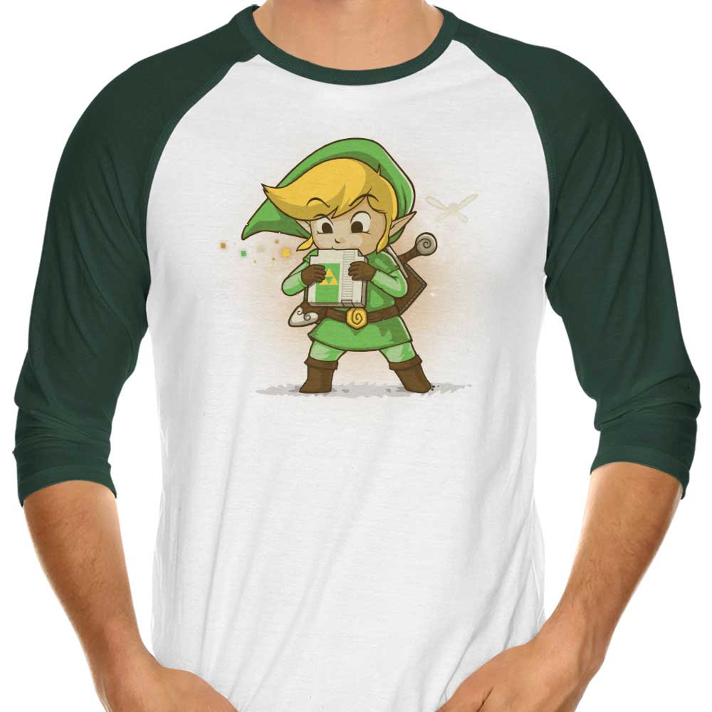 Naolito's Blowing Bits Three - Quarter Sleeve Raglan Style T - Shirt