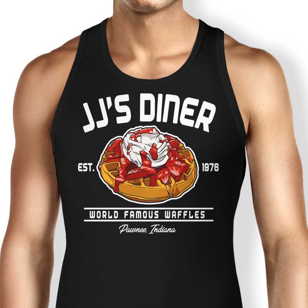 CoD Designs' Renowned JJ's Famous Waffles Men's and Women's Unisex Tank Tops