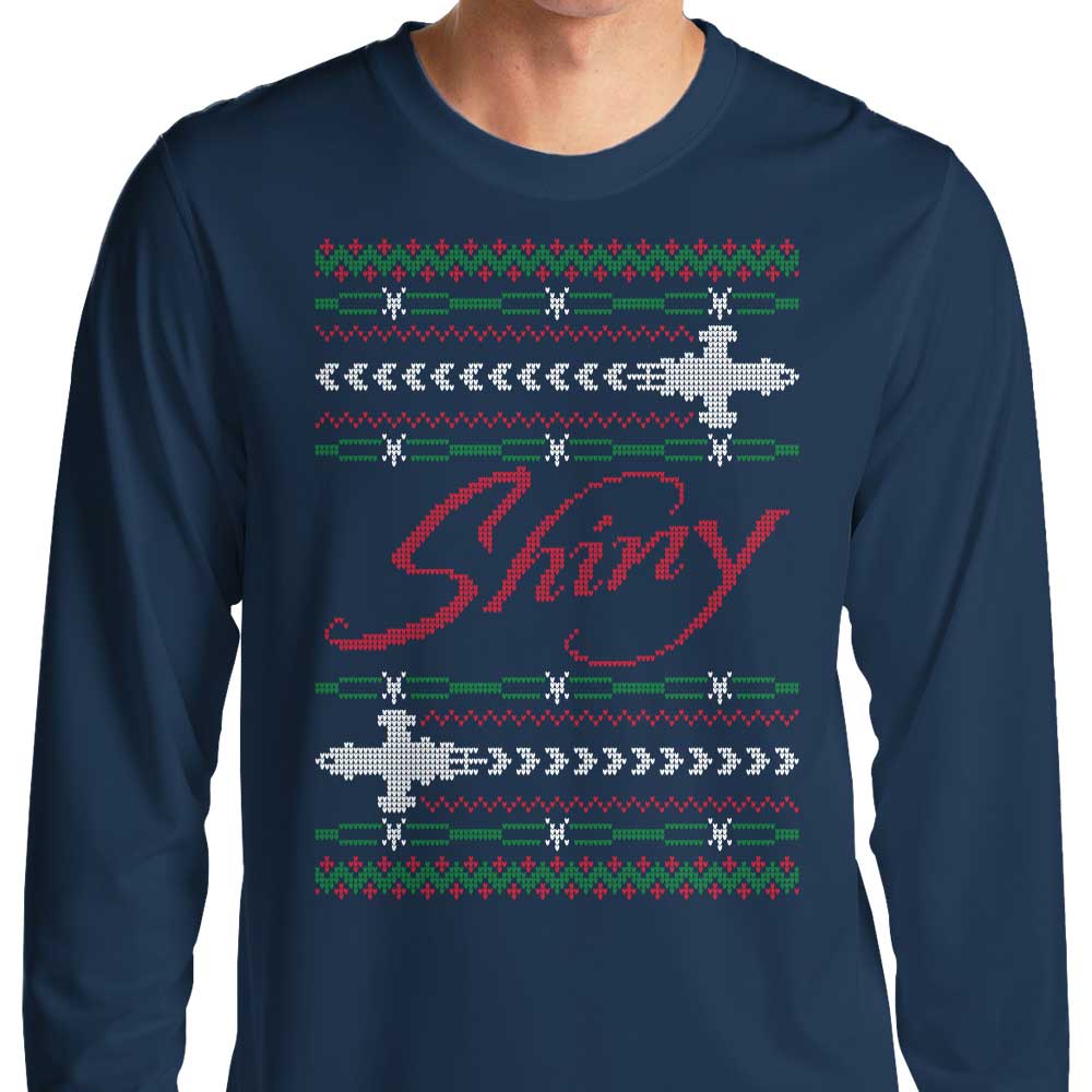 A Super Sparkly Christmas Long Sleeve Crewneck T - Shirt