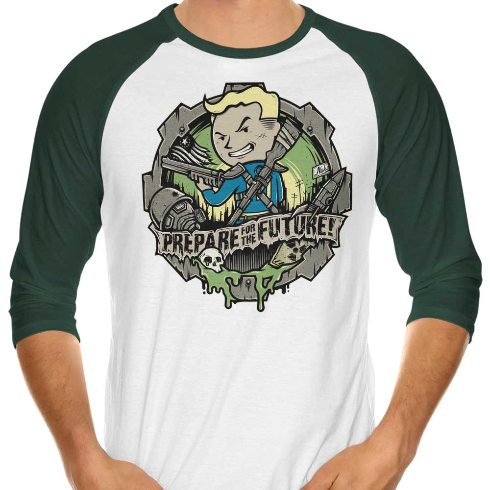 Get Ready for the Future - Stylish 3/4 Sleeve Raglan T-Shirt
