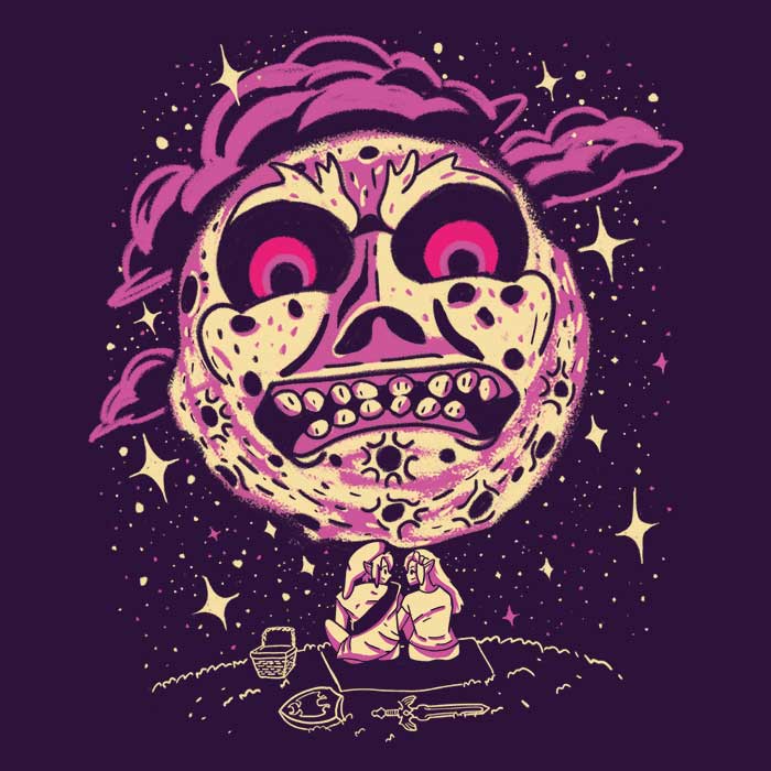 Moonlit Picnic Long Sleeve Crewneck T - Shirt for Comfortable Wear