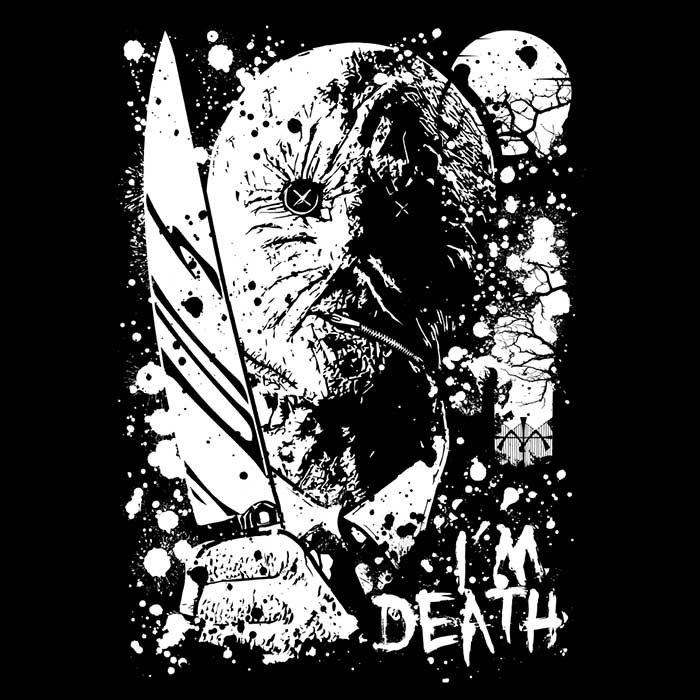Arinesart 'I'm Death' Comfortable Long Sleeve T - Shirt in S - 4XL Sizes