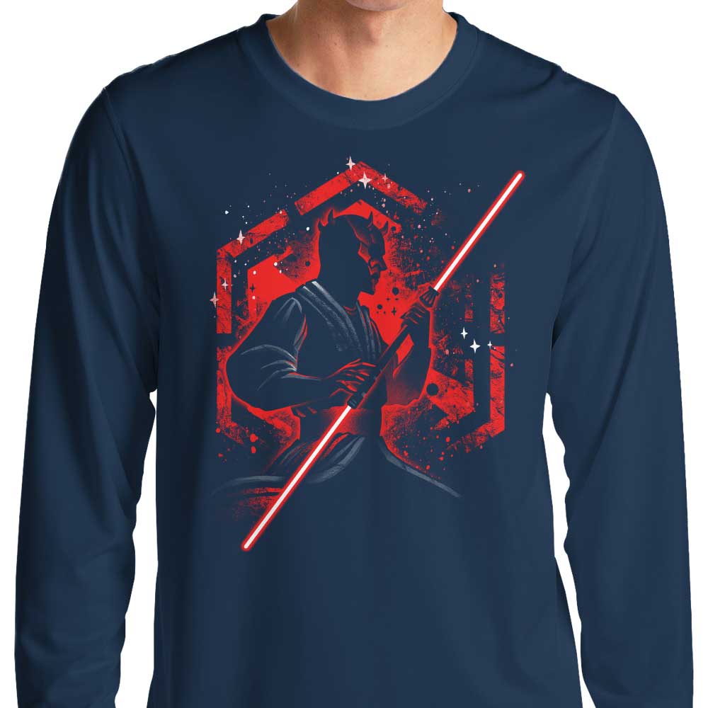 Long Sleeve Double Bladed Warrior Graphic T-Shirt for Men and Women