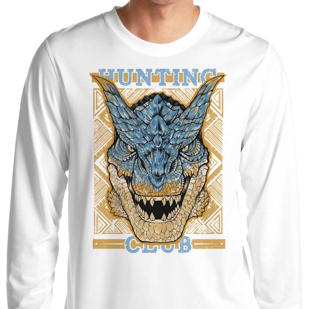 Adam Works Hunting Club Tigrex Long Sleeve Crewneck T - Shirt for Hunting Enthusiasts