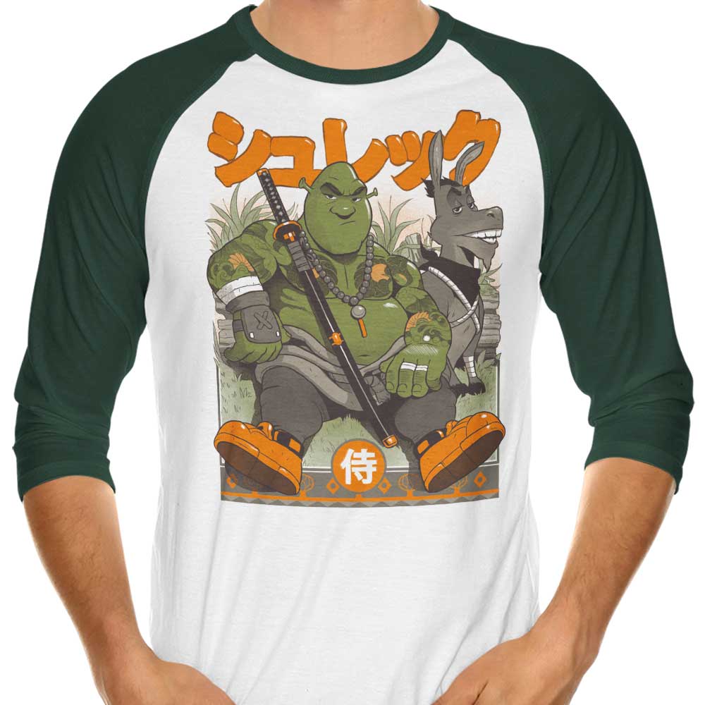 Bruno Mota's Samurai Shurekku 3/4 Sleeve Raglan Stylish T-Shirt
