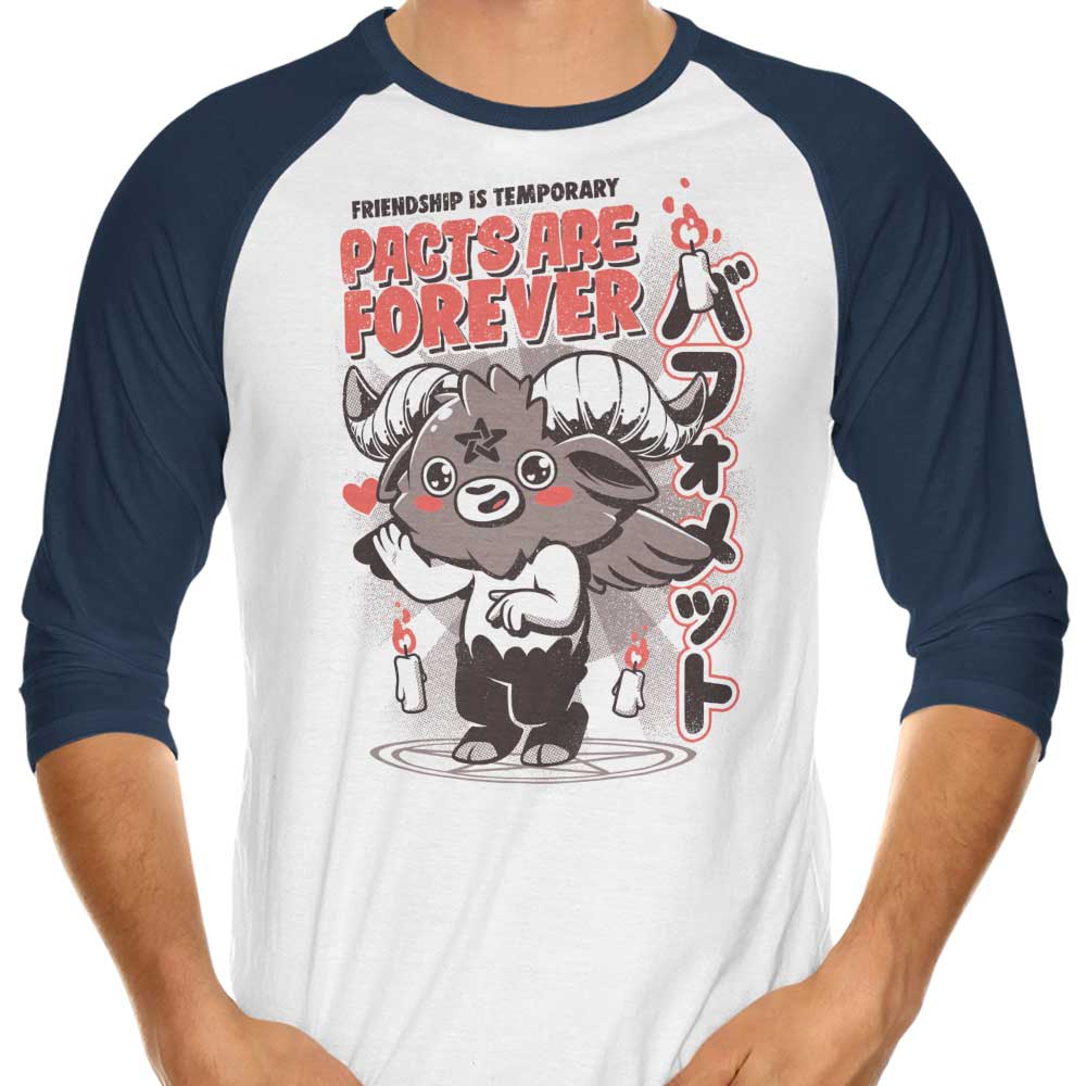 Forever Pacts - 3/4 Sleeve Stylish Raglan T-Shirt