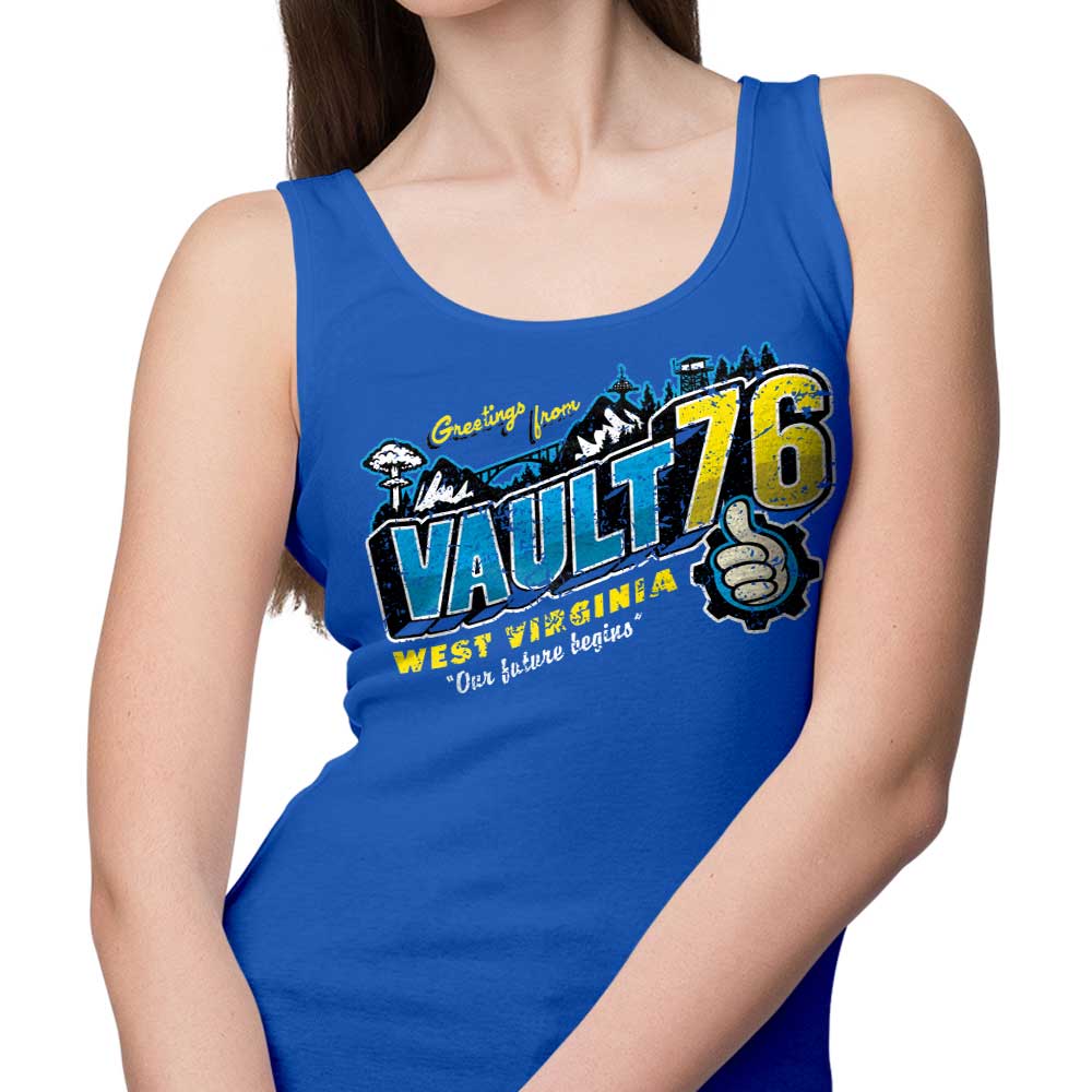 Comfy West Virginia Greetings Tank Tops for Men and Women