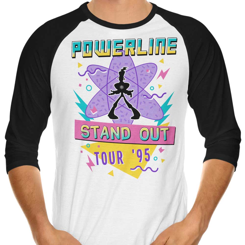 1995 World Tour 3/4 Sleeve Raglan Style Men's T-Shirt