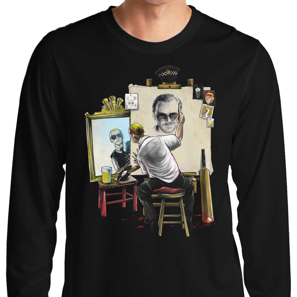 Long Sleeve 'Triple Cornetto Portrait' Stylish T - Shirt