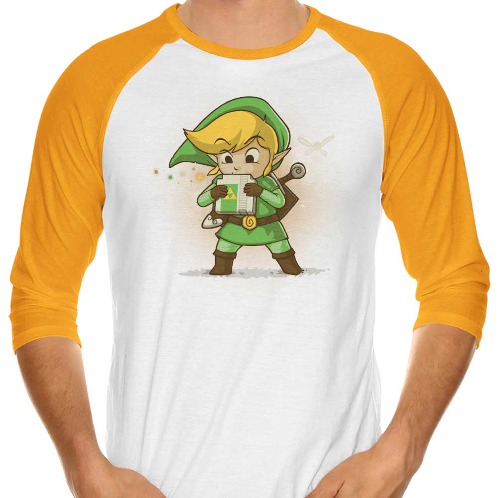 Naolito's Blowing Bits Three - Quarter Sleeve Raglan Style T - Shirt