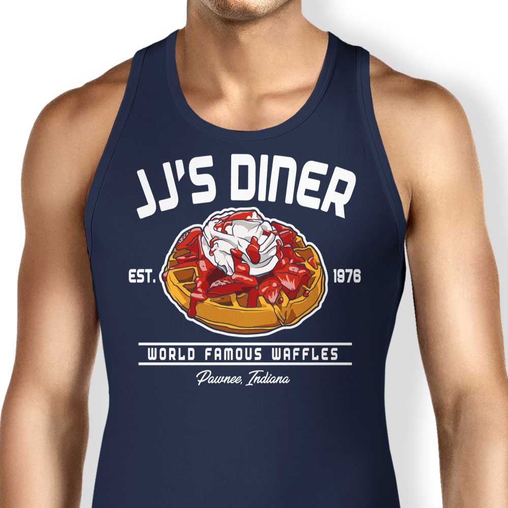 CoD Designs' Renowned JJ's Famous Waffles Men's and Women's Unisex Tank Tops