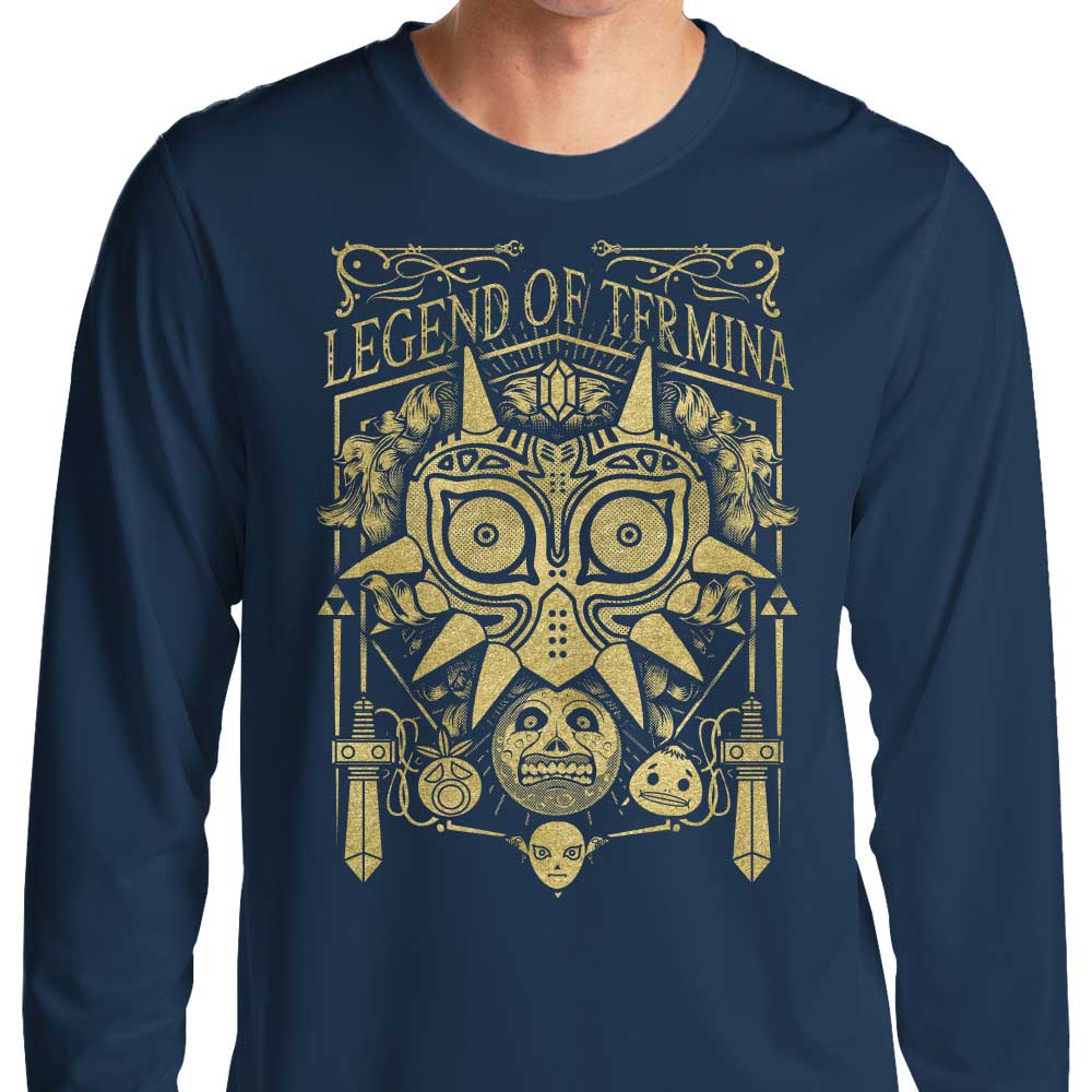 Arinesart Termina Classic Long Sleeve Crewneck T - Shirt in S - 4XL Sizes