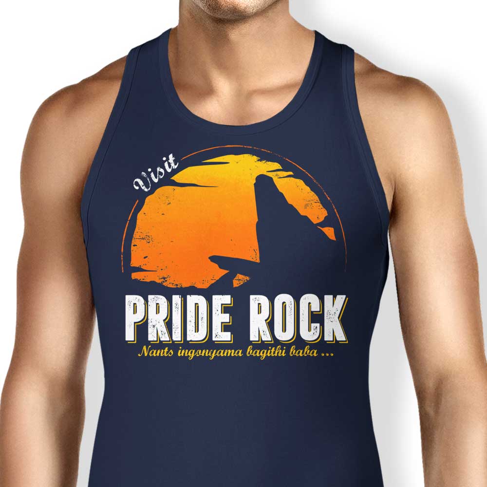 Soulkr's Visit Pride Rock Men's and Women's Unisex Stylish Tank Tops