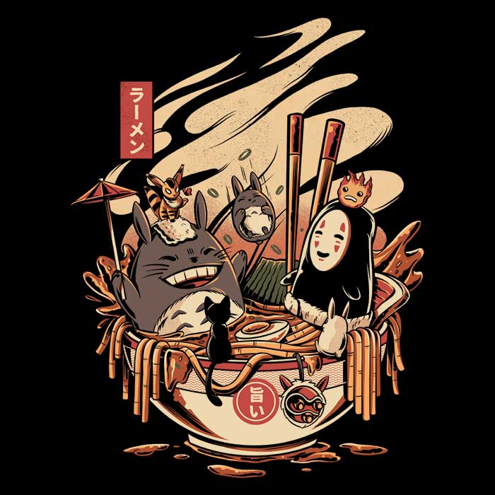 Ilustrata's Ramen Pool Party-themed Long Sleeve Casual T-Shirt for Fashion Enthusiasts