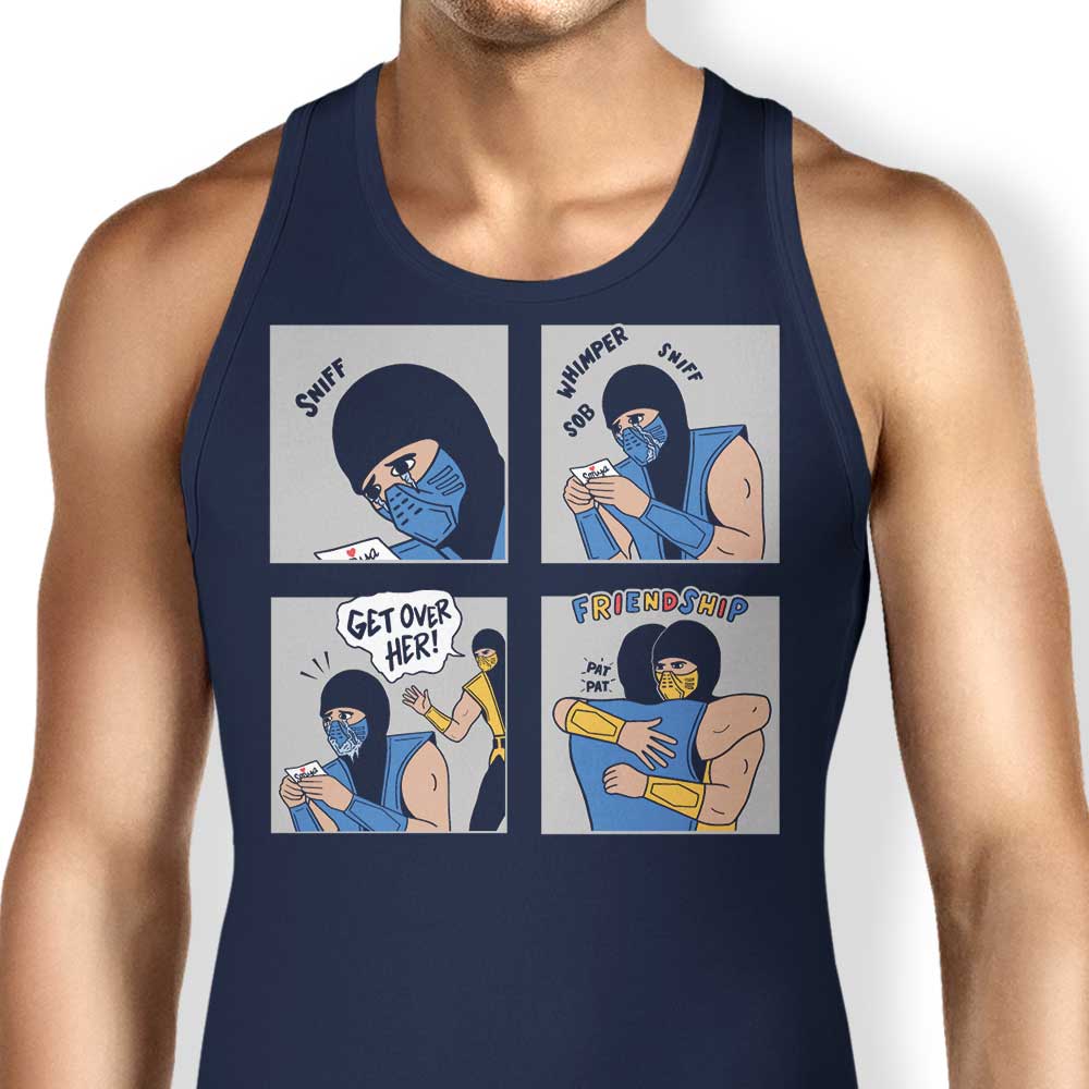 Ibyes Illustrations 'Get Over Her' Stylish Men's and Women's Tank Top