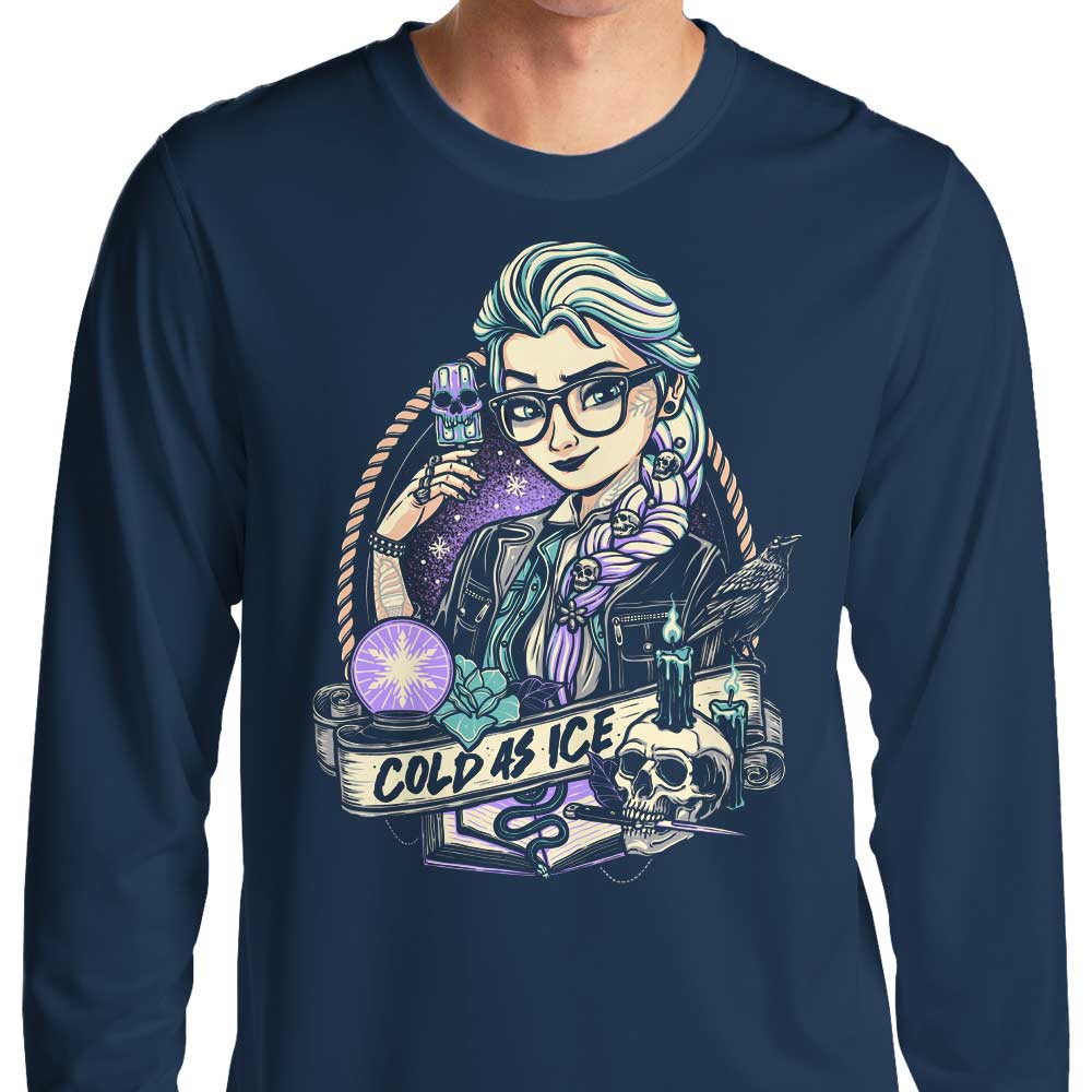 Momma Gorilla's Chilly Long Sleeve Crewneck T-Shirt in S - 4XL
