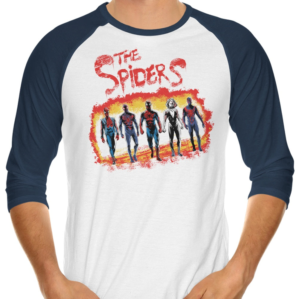 The Spiders Three - Quarter Sleeve Raglan Style T - Shirt for Casual Wear