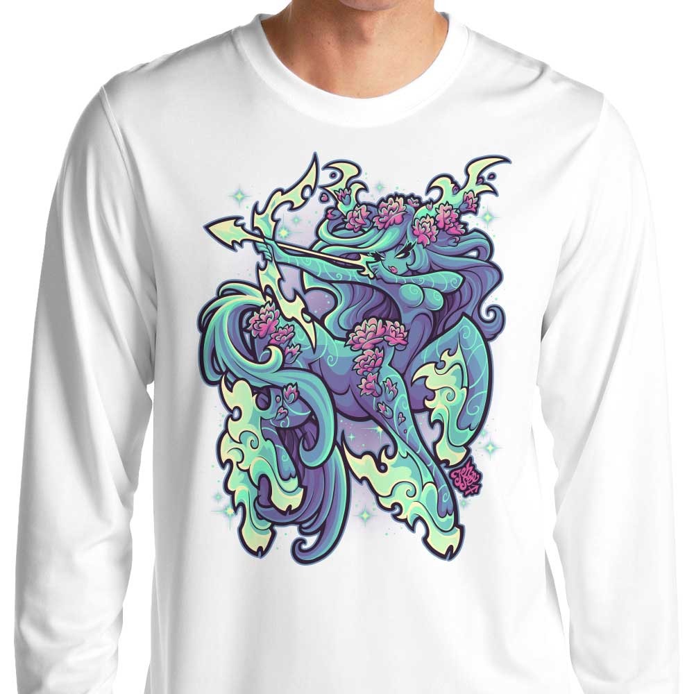 Jehsee Sagittarius Long Sleeve Comfortable Crewneck T-Shirt in S - 4XL
