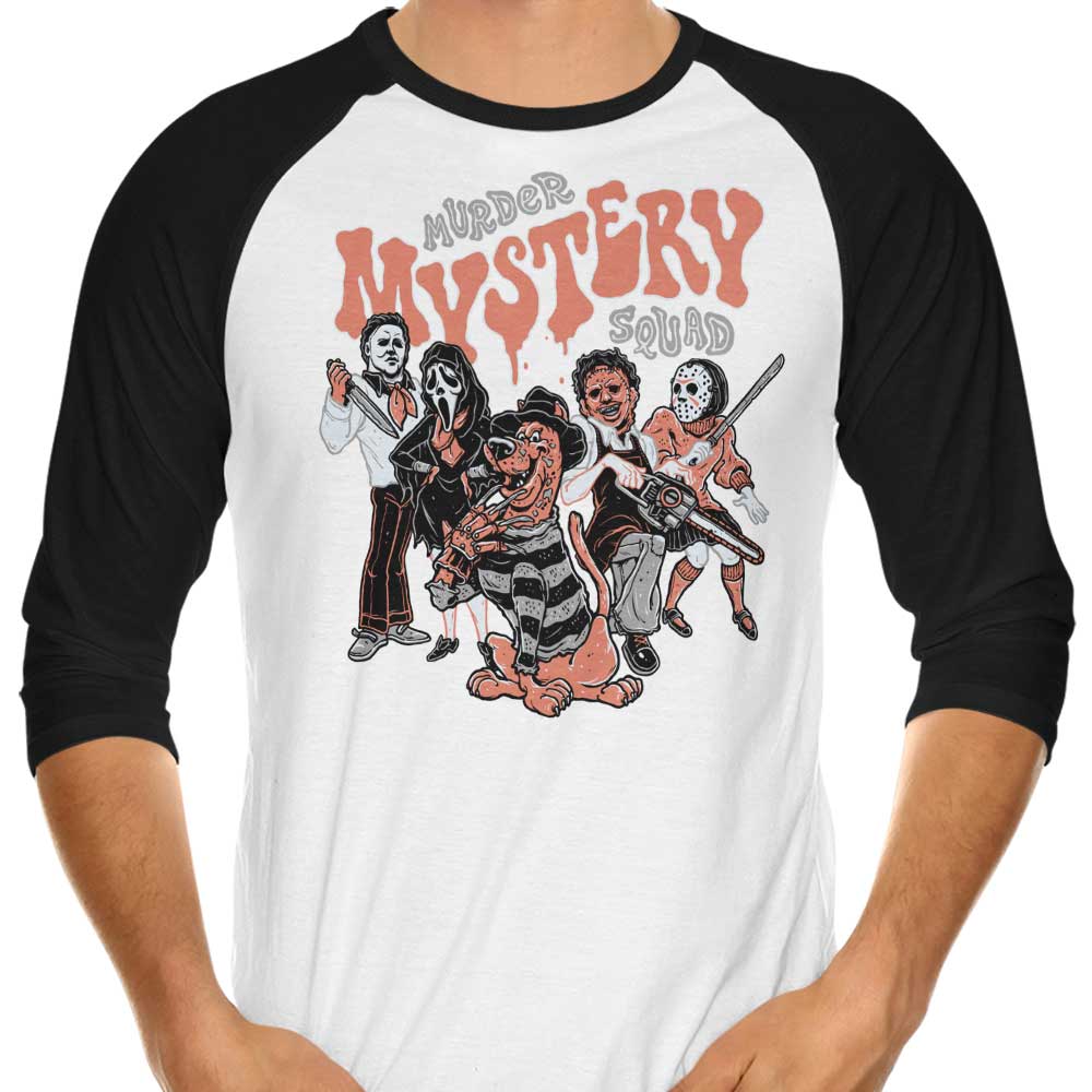 Momma Gorilla's Murder Mystery Squad 3/4 Sleeve Raglan Stylish T-Shirt