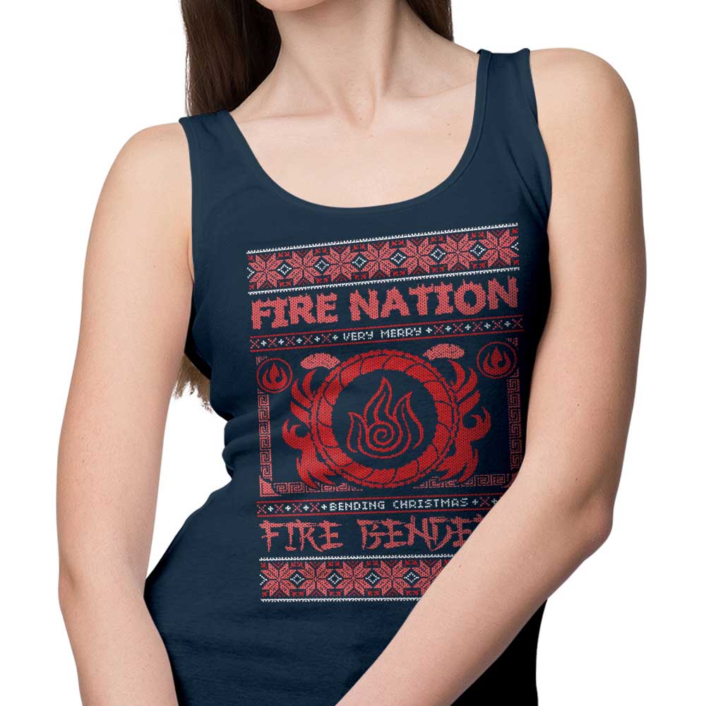 Arinesart Ugly Fire-themed Unisex and Women's Tank Top Sweaters