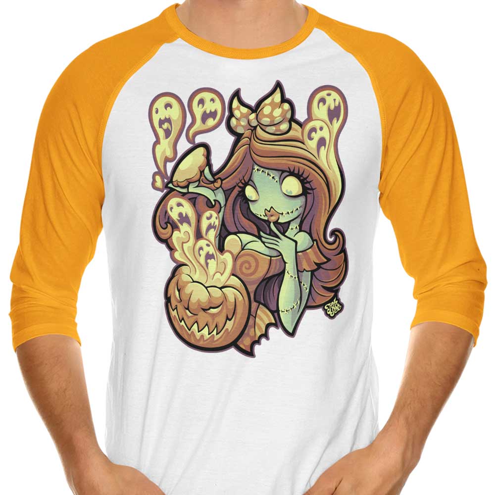 Jehsee Brand Screams Design 3/4 Sleeve Raglan Style T-Shirt for Fashion Lovers