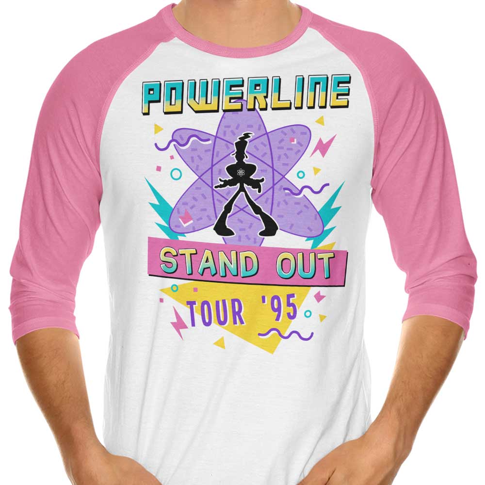 1995 World Tour 3/4 Sleeve Raglan Style Men's T-Shirt