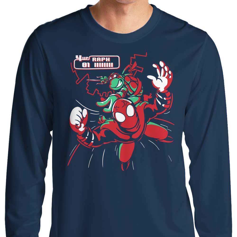 Long Sleeve 'Arcade Raph' T - Shirt with Comfort Features