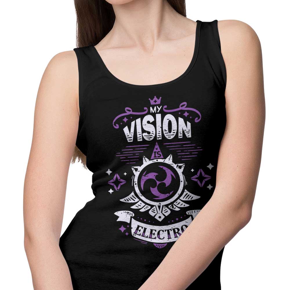 Typhoonic Art Electro Vision Men's/Unisex and Women's Tank Tops