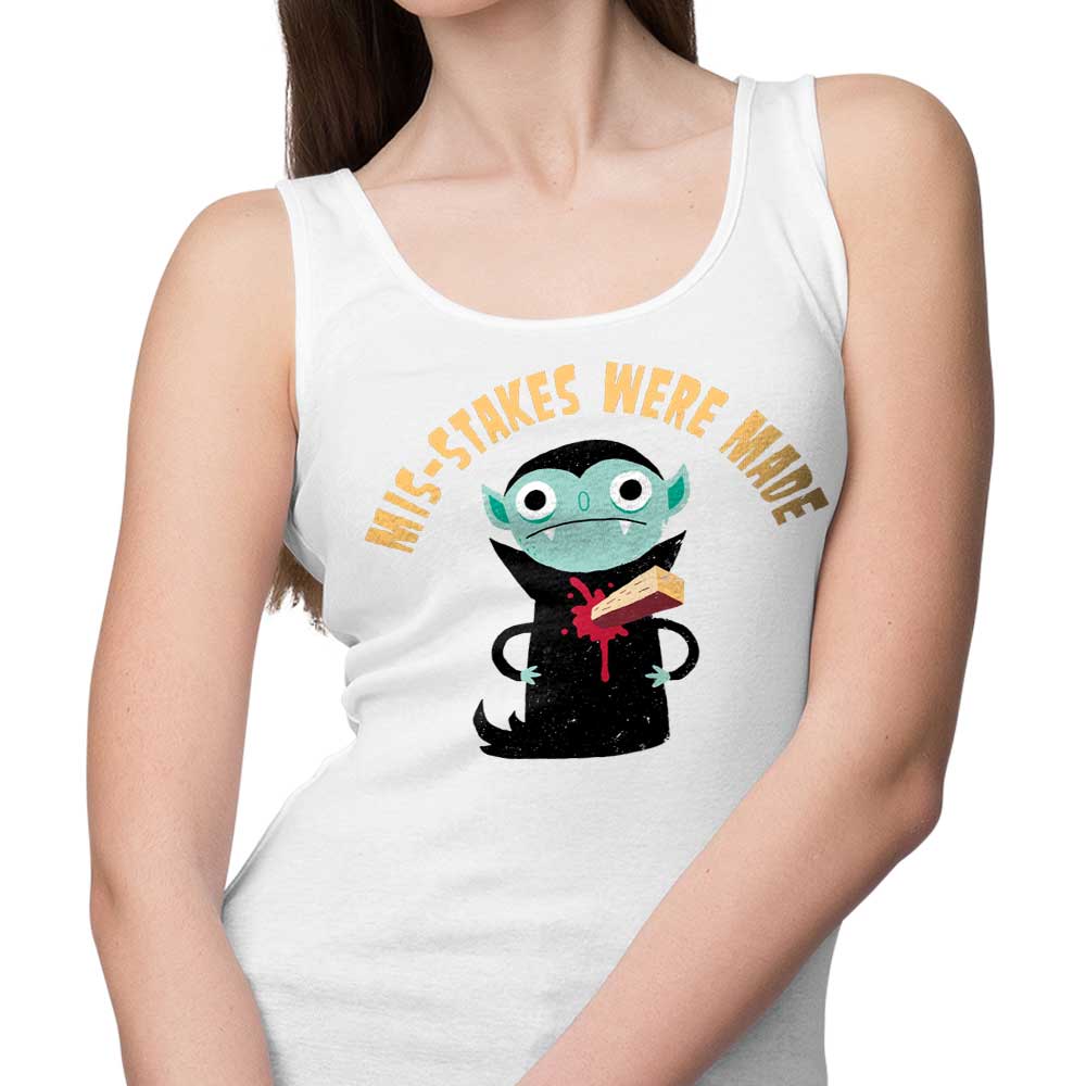 DinoMike's 'Oops! Mis - Stakes Were Made' Comfortable Tank Tops
