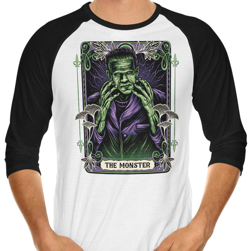 The Monster 3/4 Sleeve Stylish Raglan T-Shirt