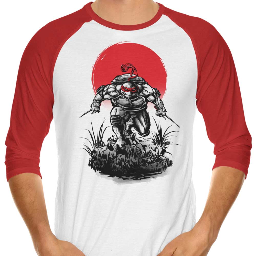 Raph Under the Sun Three - Quarter Sleeve Raglan Style T - Shirt for Casual Wear