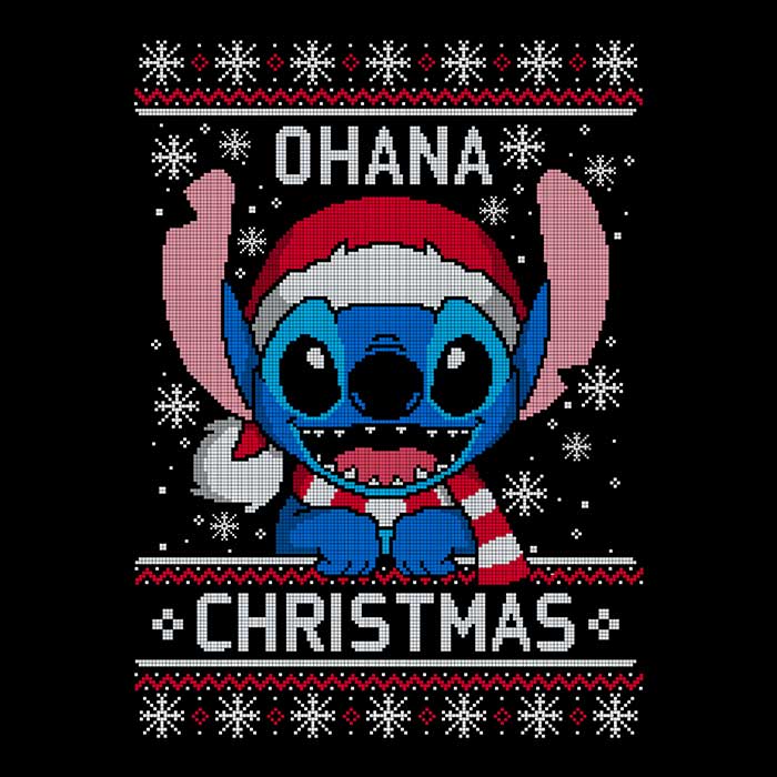 Ohana Christmas-themed Unisex and Women's Tank Tops for a Cozy Holiday