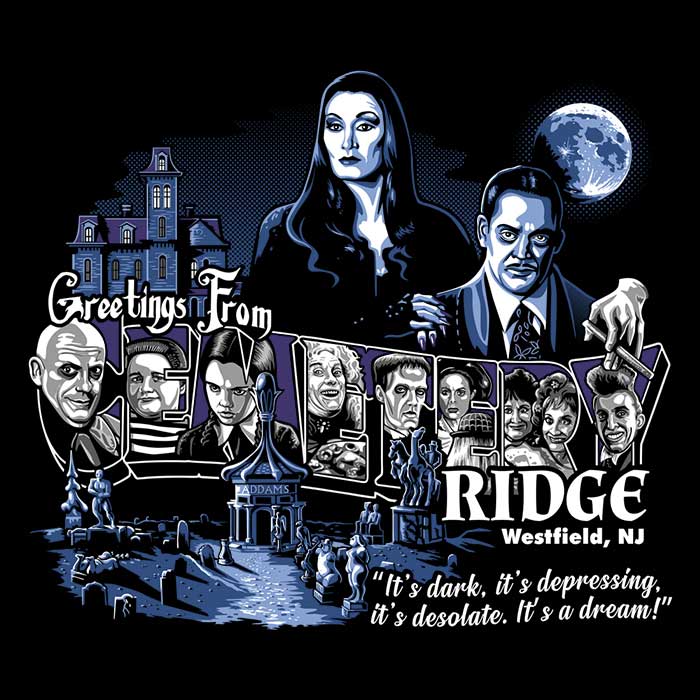 GoodIdeaRyan's Cemetery Ridge Long Sleeve Crewneck T - Shirt in S - 4XL