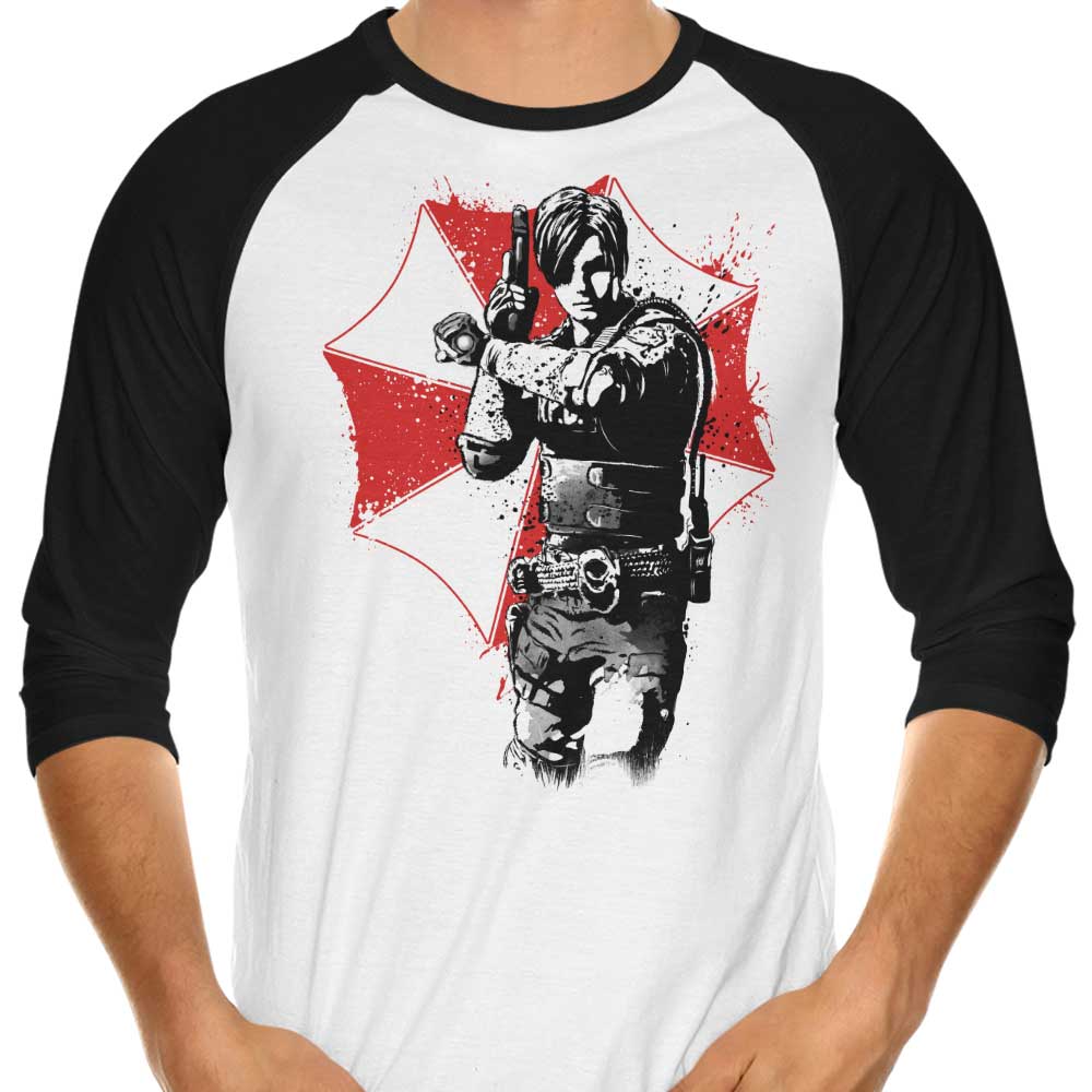 RPD Officer Three - Quarter Sleeve Raglan Style T - Shirt