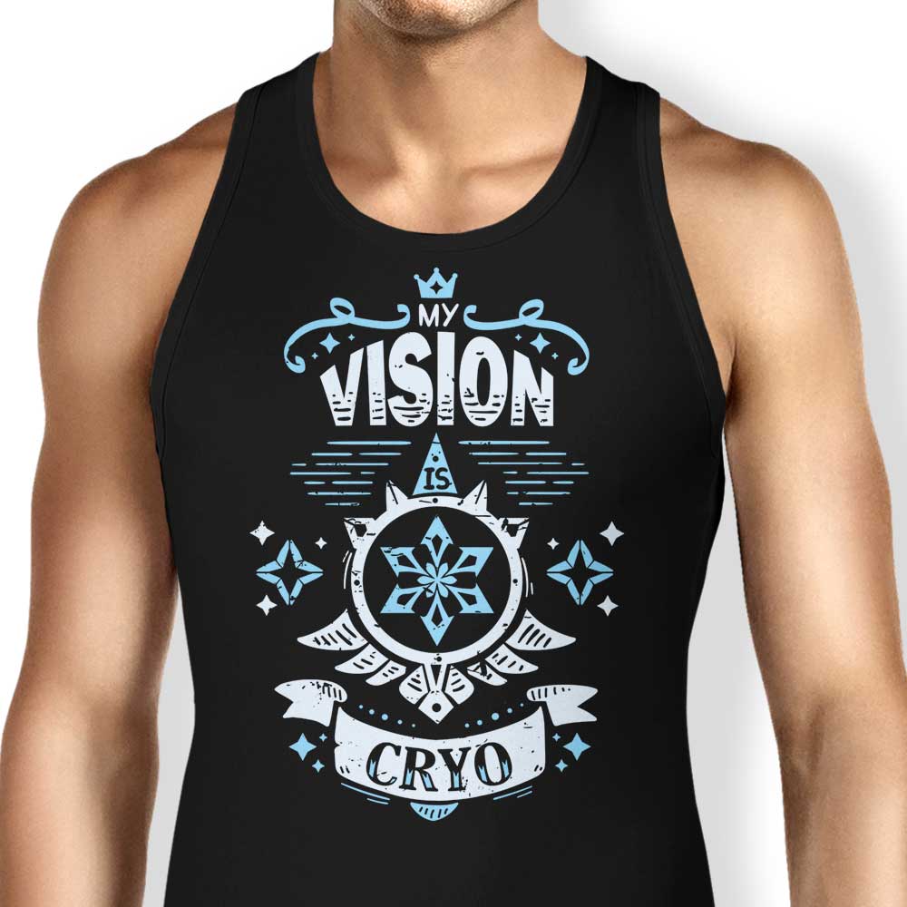 Typhoonic Art's My Vision is Cryo Men's and Women's Unisex Comfortable Cotton Tank Tops
