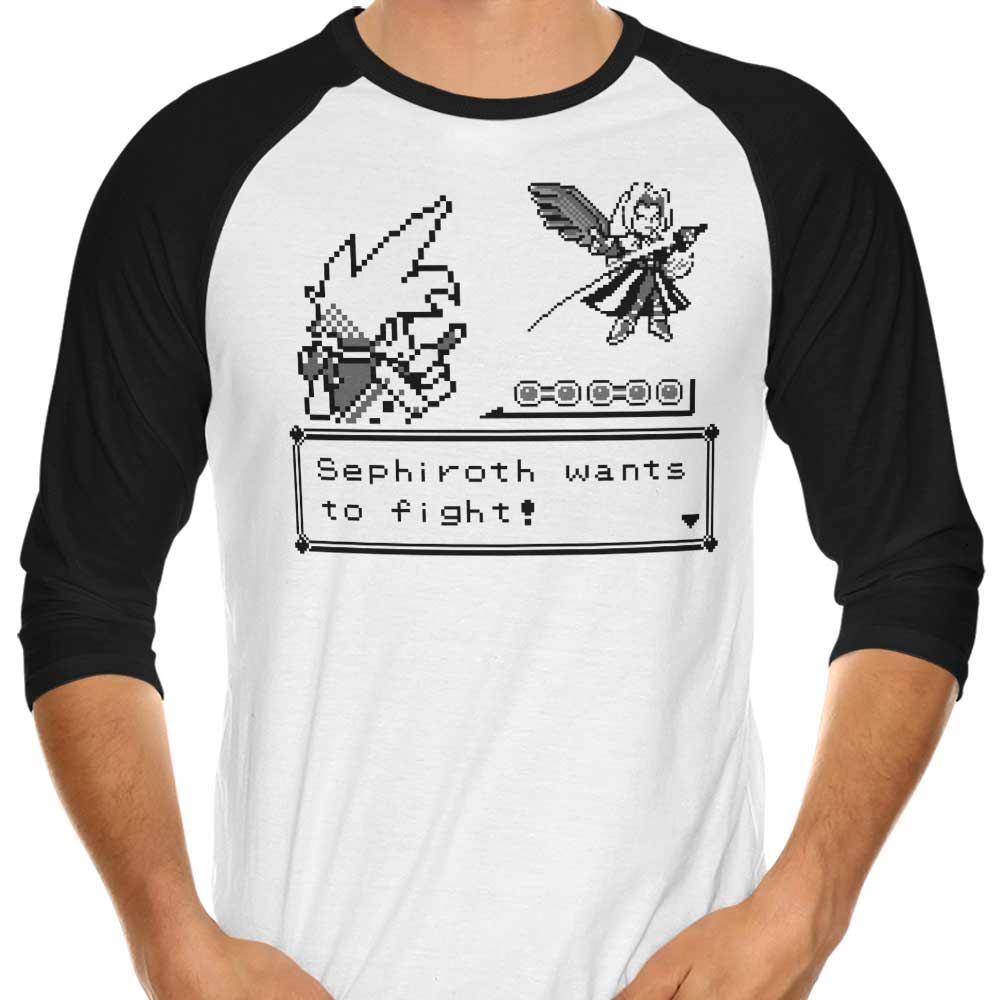 Demonigote's Pocket Fantasy VII 3/4 Sleeve Raglan Stylish T-Shirt