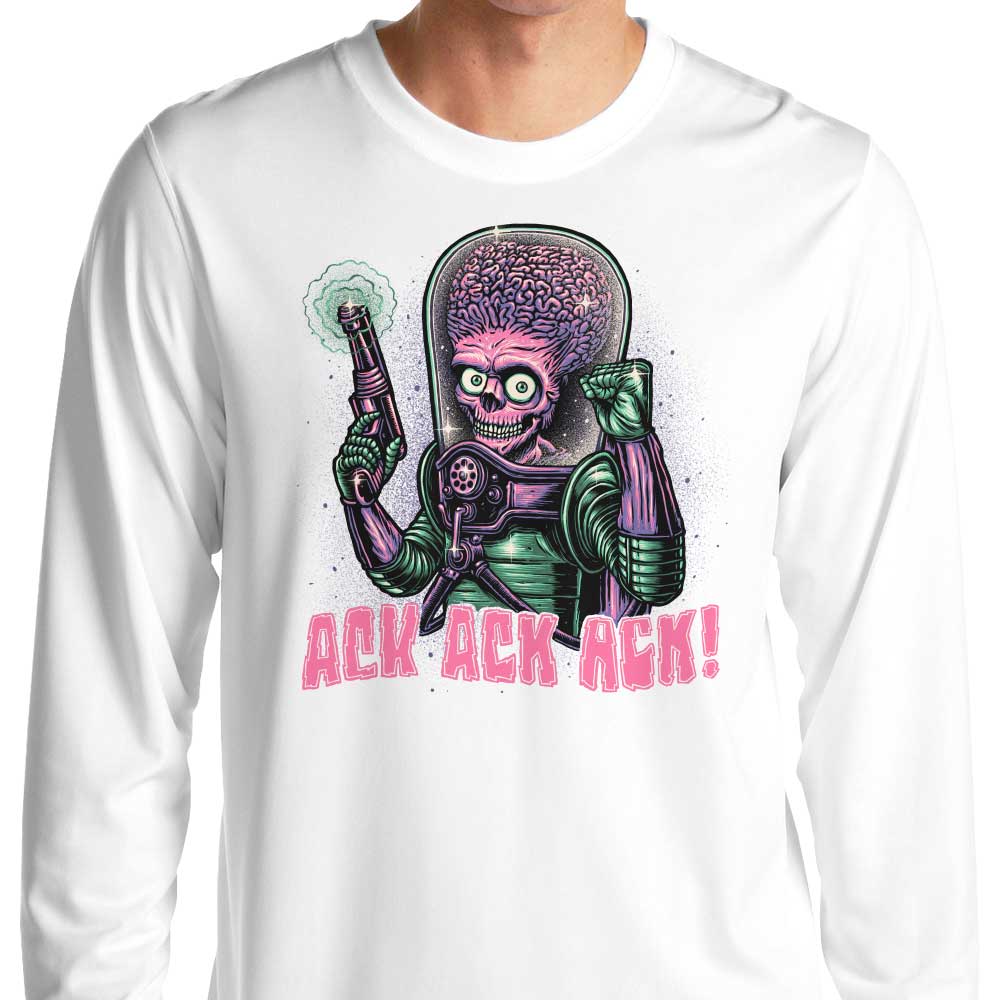 Momma Gorilla's 'Ack, Ack, Ack!' Long Sleeve Crewneck T - Shirt for Men and Women