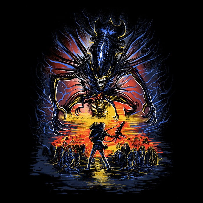 Zascanauta's 'Xeno Shall Not Pass' 3/4 Sleeve Raglan Stylish T-Shirt