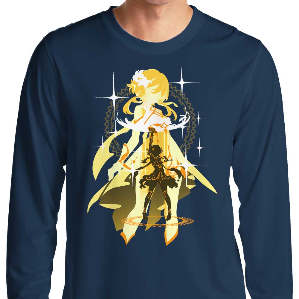 Traveler Lumine Long Sleeve Crewneck T-Shirt for Travel Enthusiasts