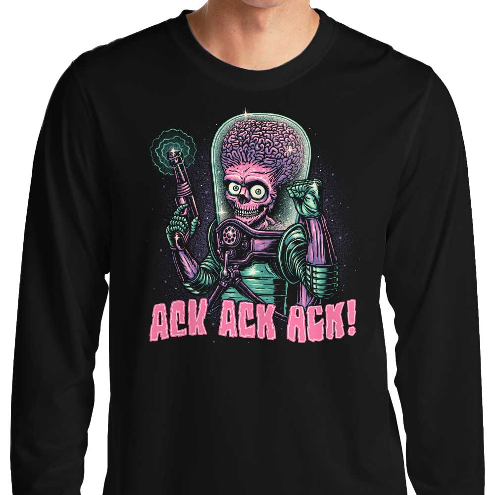 Momma Gorilla's 'Ack, Ack, Ack!' Long Sleeve Crewneck T - Shirt for Men and Women