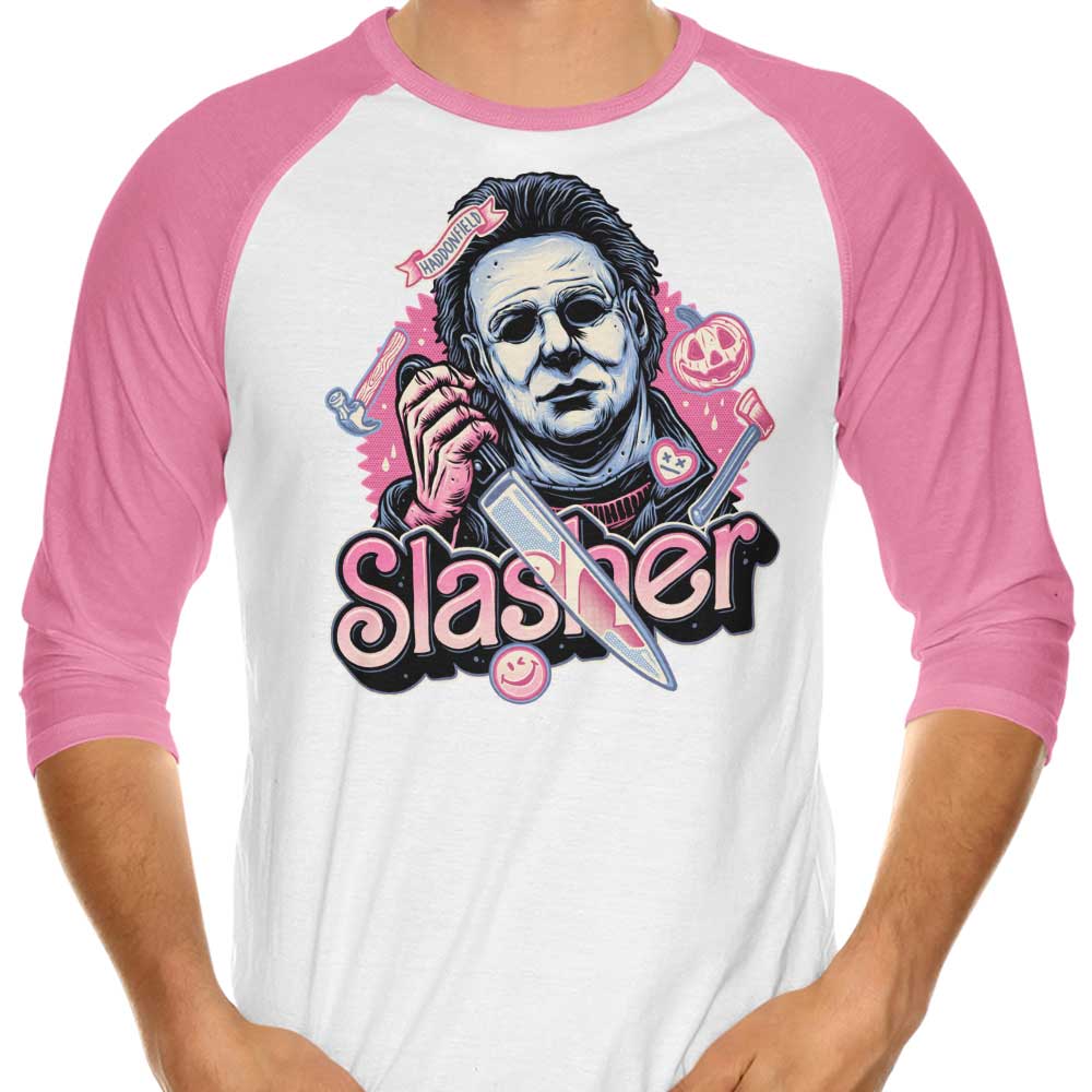 Momma Gorilla's Slasher Love 3/4 Sleeve Raglan Stylish T-Shirt