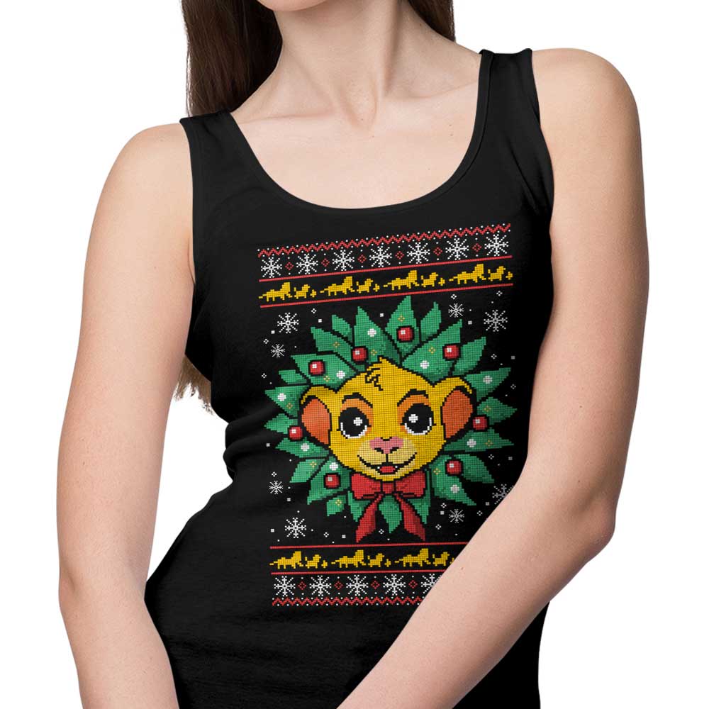 NemiMakeIt Lion Christmas Comfortable Unisex and Women's Tank Tops