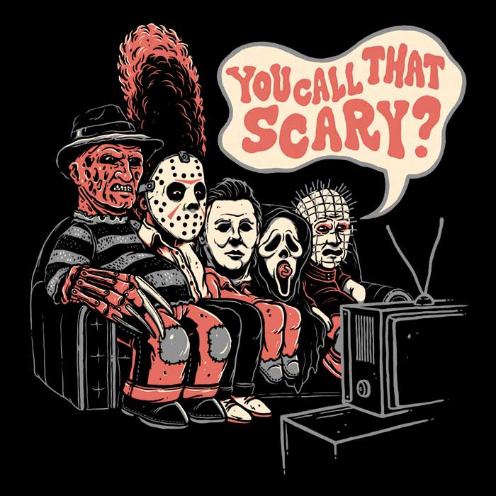 Momma Gorilla's Scary Couch Gag Themed Long Sleeve Crewneck T - Shirt for Men and Women