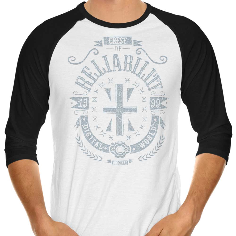 Digital Reliability 3/4 Sleeve Raglan Stylish T-Shirt