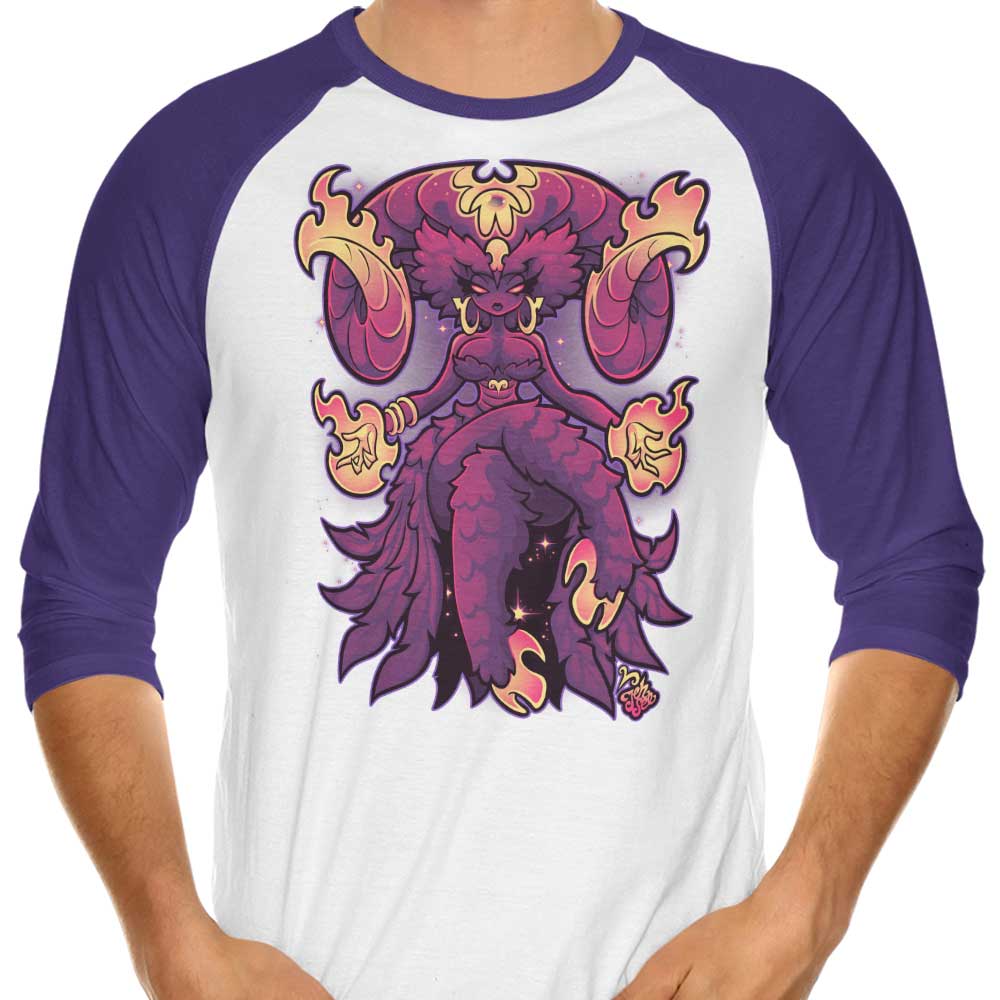 Aries 3/4 Sleeve Stylish Raglan T-Shirt by Jehsee