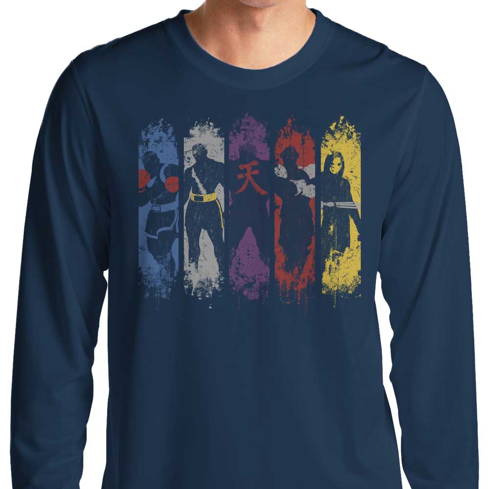 Skullpy's Shadow Villains Long Sleeve Crewneck T - Shirt in S to 4XL Sizes